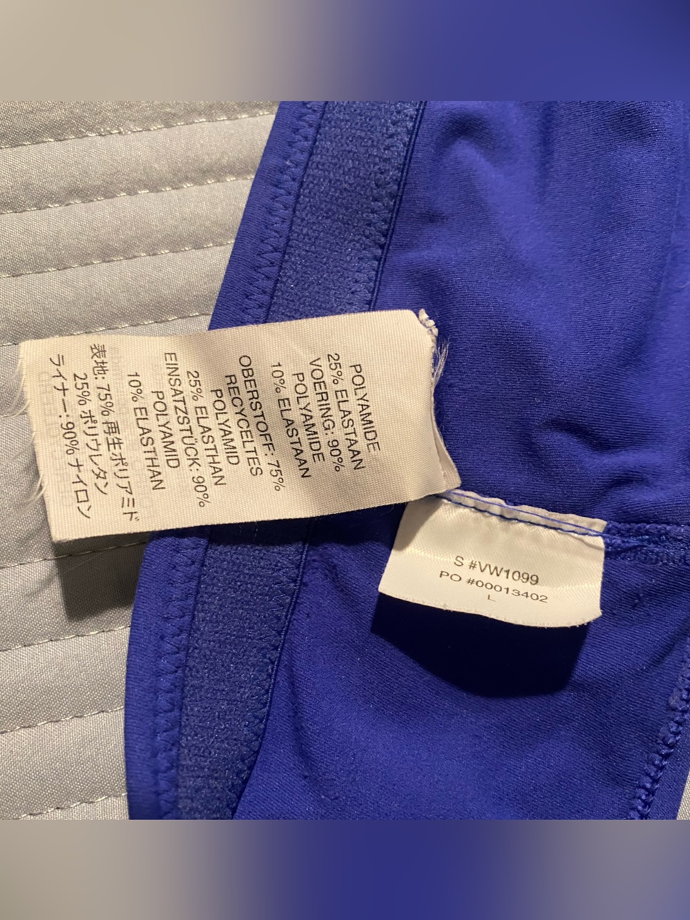 Vuori Copenhagen Blue Sports Bra - Picture 3 of 4